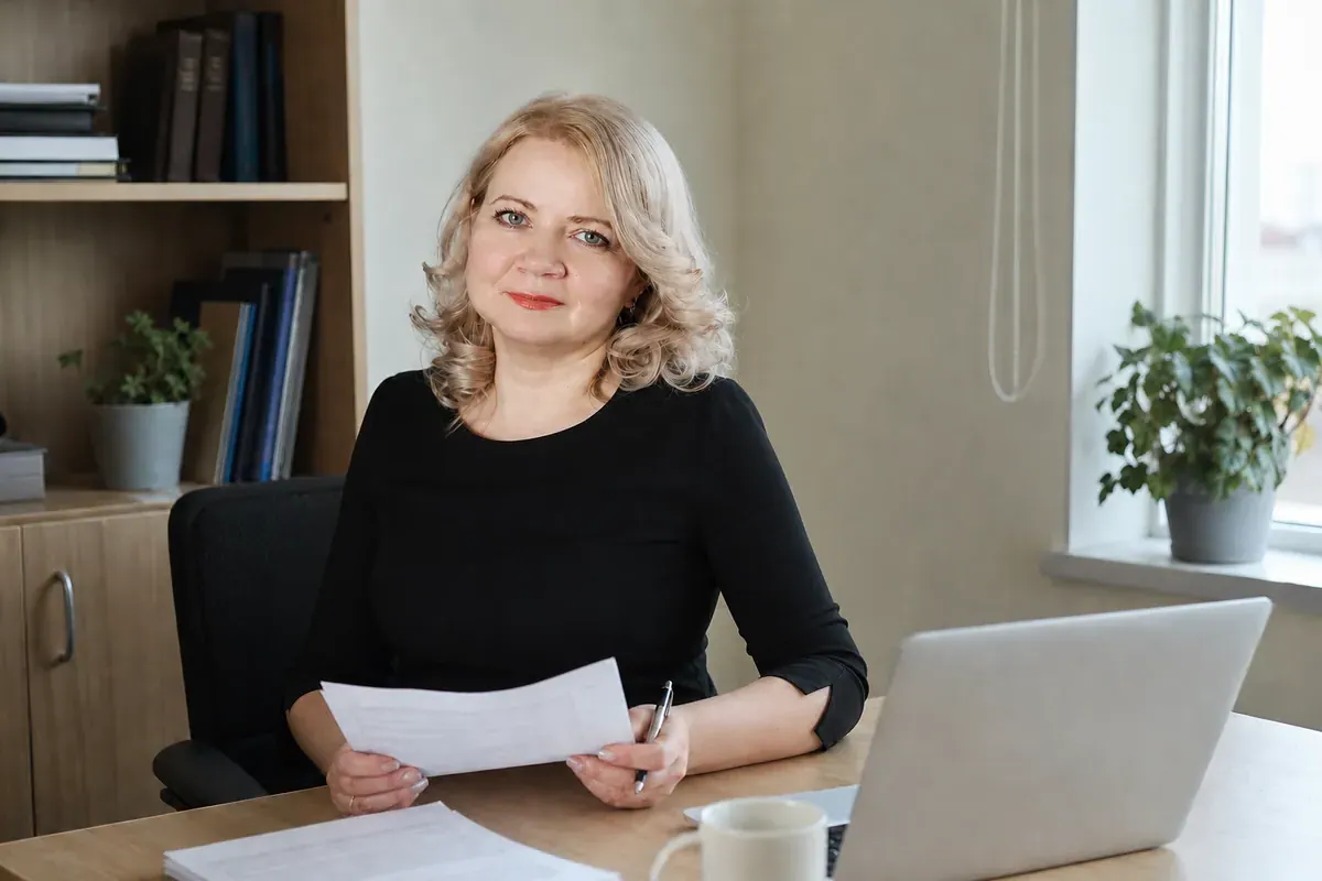 Светлана Чернова, генеральный директор «Умный Банкрот», с документами